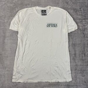 Jungmaven Shirt Mens Large White Hemp Blend Short Sleeve Sustainable Made in USA